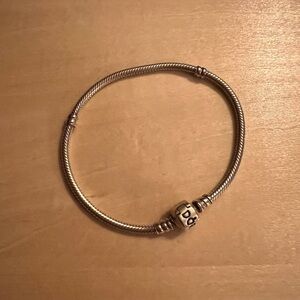 Silver Bracelet with Charm